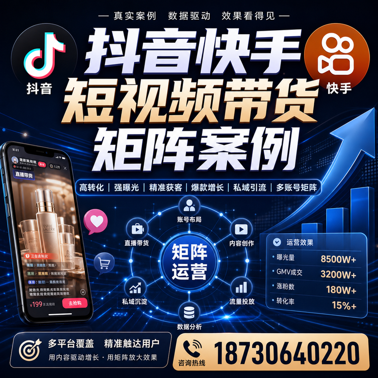 博尔塔拉短视频带货团队多平台矩阵自动分发案例